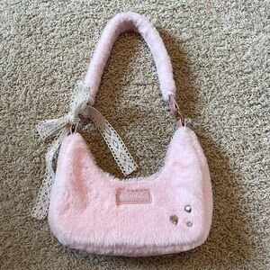 Sanrio My Melody Pink Fuzzy Purse